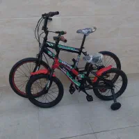 دوچرخه سایز ۲۰ دنده ای و ۲۶کمکی و ۱۶ تمیز سالم