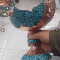 کشکول خوری فیروزه کوب مسی