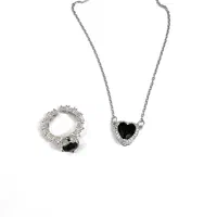 ست گردنبند و انگشتر استیل