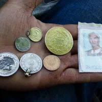 ۷قلم شامل۶سکه احمدشاه محمدرضاشاه خارجی وارردارتمبر