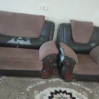 مبلمان و میز جلو مبلی عسلی