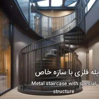 نرده و پله های، خاص و مدرن از شیشه، چوب، فلز|مصالح و تجهیزات ساختمان|یزد, |دیوار