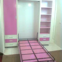 تخت خواب *تاشو* دیواری یکنفره عمق ۳۲|تخت و سرویس خواب|مشهد, خین عرب|دیوار
