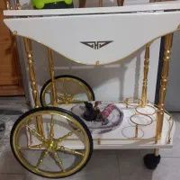 میز بار کالسکه ای در حد نو