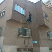 کار در ارتفاع  خدمات پیچ رولپلاک عایق نانو|خدمات پیشه و مهارت|رشت, پل تالشان|دیوار
