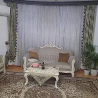 پرده حریر باوالن وقاپ پرده و آستری وچوب پرده