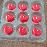 شمع طرح قلب