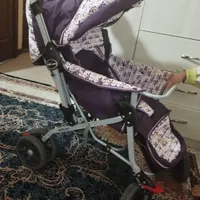 کالسکه با ماشین دستی صورتی|اسباب‌بازی بچه|یاسوج, |دیوار