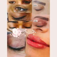 مدل آرایش دائم با هزینه مواد**
