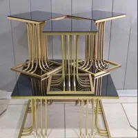 جلومبلی عسلی فلزی کاریزما مبل نهارخوری