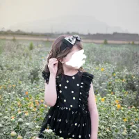 لباس زیبای بابونه مزون دوز