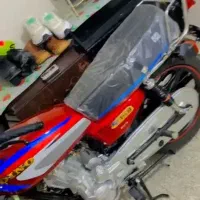 موتور سیکلت در حد صفر خیلی کم کار تمیز بدون ایراد