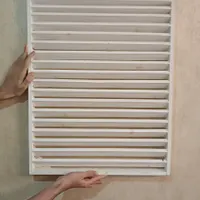 دکور کرکره ای چوبی|کتابخانه، شلف، قفسه‌های دیواری|بابل, |دیوار