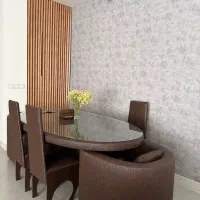 میز ناهارخوری هشت نفر سه صندلی دو مبلی و یک نیمکت|میز و صندلی غذاخوری|داراب, |دیوار