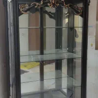 بوفه چوبی تمیز|بوفه، ویترین، کنسول|چهاربرج, |دیوار