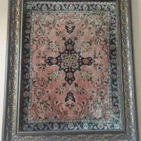 عتیقه فرش دستباف ابریشمی ۷۰ ساله عتیقه