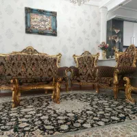 مبل سلطنتی ۹ نفره|مبلمان خانگی و میز عسلی|کرمانشاه, |دیوار