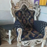 مبل سلطنتی ۷نفره به همراه میز و دو عسلی|مبلمان خانگی و میز عسلی|ورامین, ورامین|دیوار