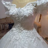 لباس عروس ترک دانتل مثل نو سایز ۳۶ - ۳۸ زیر قیمت|لباس|تهران, نصرت|دیوار