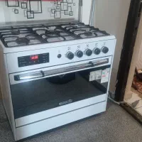 گاز 5شعله مهیار طرح فر ساعت دار