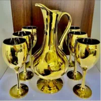 پخش انواع ظروف طلایی|ظروف سرو و پذیرایی|اهواز, دغاغله|دیوار