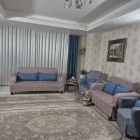 مبلمان ۷ نفره سالم همراه کاور پارچه ای