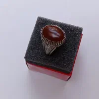 عقیق کهنه بارکاب نقره