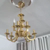 لوستر۹شاخه طلایی