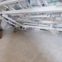 تخت بیمارستانی سه شکنه برقی ، تشک مواج ، پله بیمار