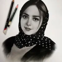 سفارش طراحی چهره سیاه‌قلم|تابلو، نقاشی، عکس|قم, نیروگاه|دیوار