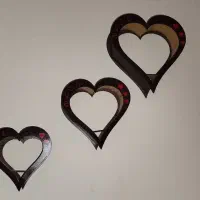 قلب های۳تیکه  تمیز سالم