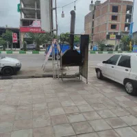 منقل با سایه بان و دودکش