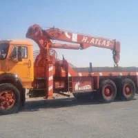 فروش فوری جرثقیل کفی ده تن بوم تراک