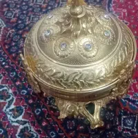شیرنی خوری برنز سنگین وزن کمک مادر میز غذا خوردی