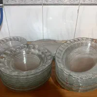 ظرف غذا خوری بلور