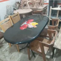 میز غذاخوری|میز و صندلی غذاخوری|مریوان, |دیوار