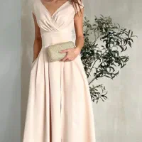 لباس نامزدی رنگ نباتی