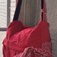 کیف رودوشی جنس کتان خارجی|کیف، کفش، کمربند|پاکدشت, پاکدشت (مامازند)|دیوار