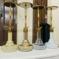 قلیون کرنو طلایی نقره ای