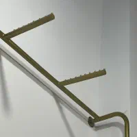 رگال فلزی لوله ای|کتابخانه، شلف، قفسههای دیواری|آبادان, |دیوار