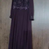 لباس مجلسی رنگ بادمجان