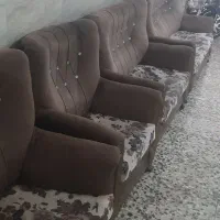 مبل ۷نفره و میز عسلی تمیز  میز تلویزیون جمعآ۴تومن|مبلمان خانگی و میز عسلی|رشت, سلیمانداراب|دیوار