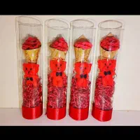 گل رز شیشه ای مناسب کادویی|گل مصنوعی|حمیدیا, |دیوار