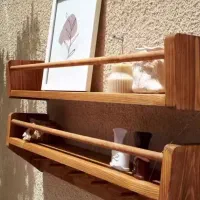 شلف جالباسی هولدر گوشی رگال چوبی برای عاشقان چوب|کتابخانه، شلف، قفسه‌های دیواری|رشت, حومه رشت|دیوار