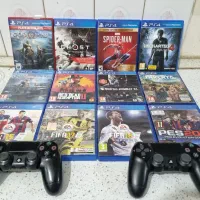 تعدادی دیسک بازی و دسته ps4