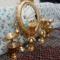 آینه شمعدان در حد نو