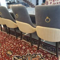 صندلی غذاخوری لاکچری چستر تمام چوب راش