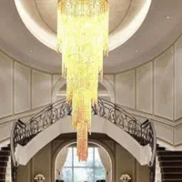 لوستر الماس.کریستالی دوبلکسی مارال ۲متر.AC light