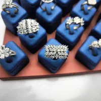 انگشتر های نگین ریز|جواهرات|تبریز, |دیوار