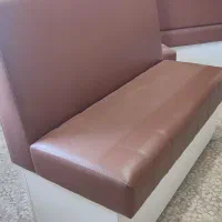 فروش مبل رستورانی و فست فود چرم بسیار تمیز و سالم|کافیشاپ و رستوران|بانه, |دیوار